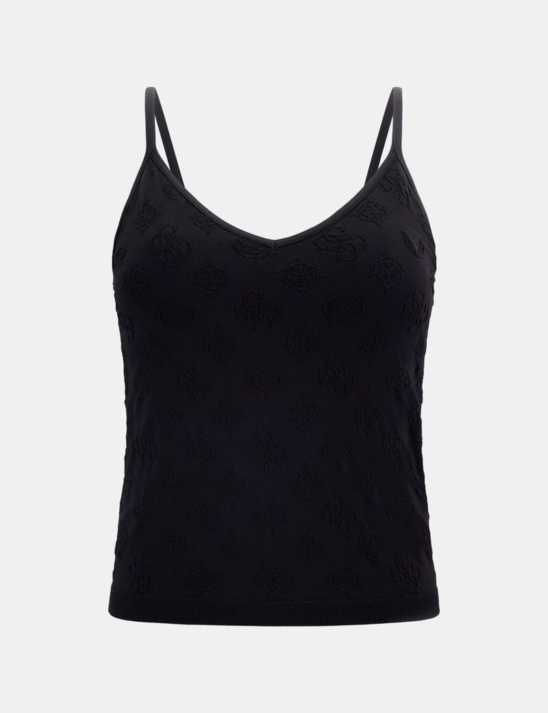 All-over logo tank top
