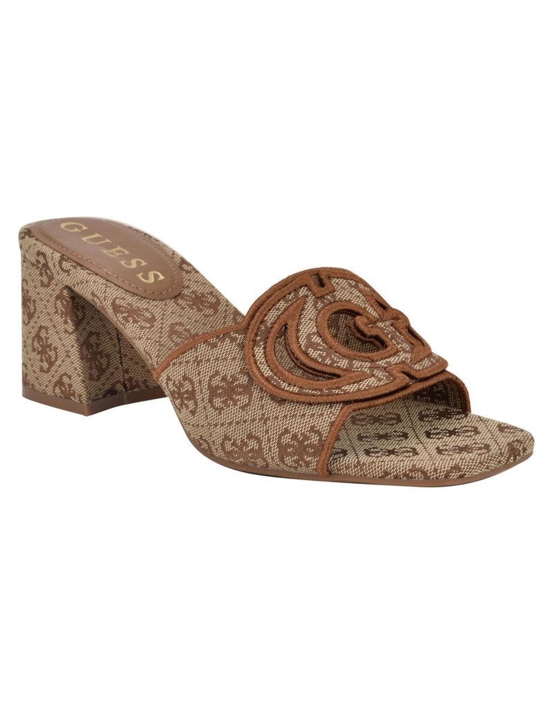 guess mules yellows