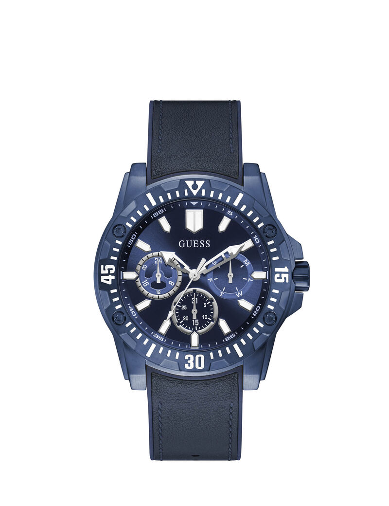 Blue Chronographic Watch