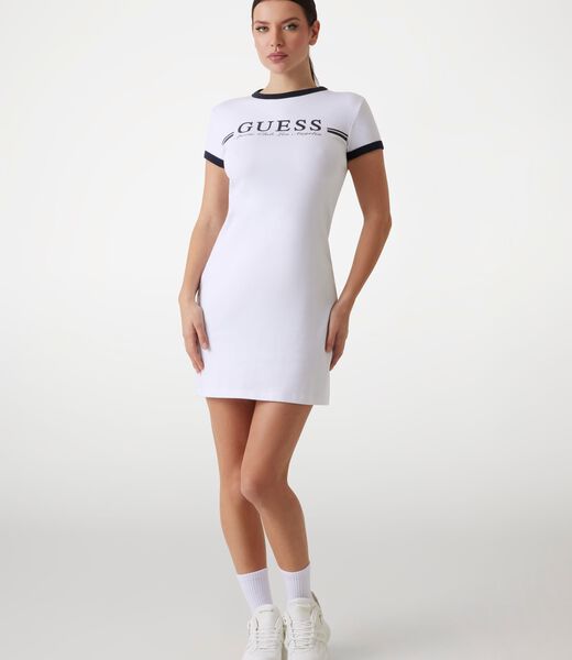 Bodycon rib-knit mini dress