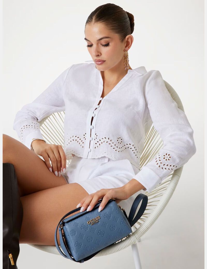 Phoebe 4G Peony Logo Mini Crossbody Bag