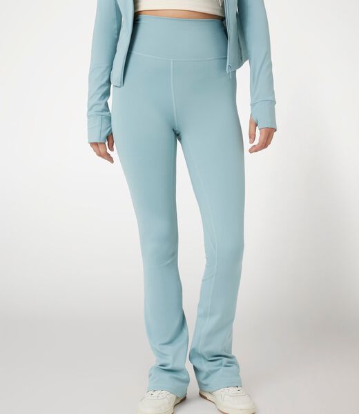 High rise flare legging