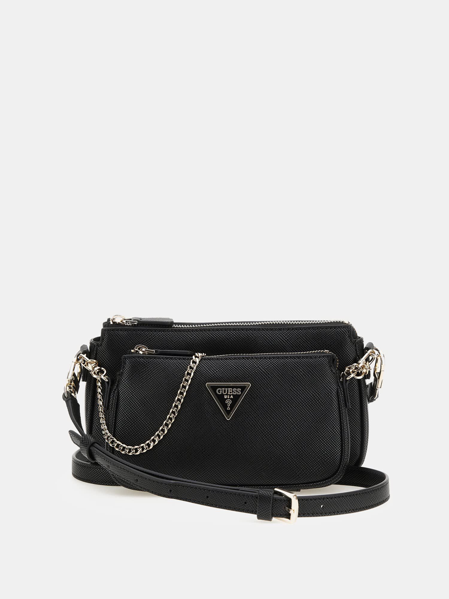Shop GUESS Online Noelle Saffiano Mini Crossbody Bag