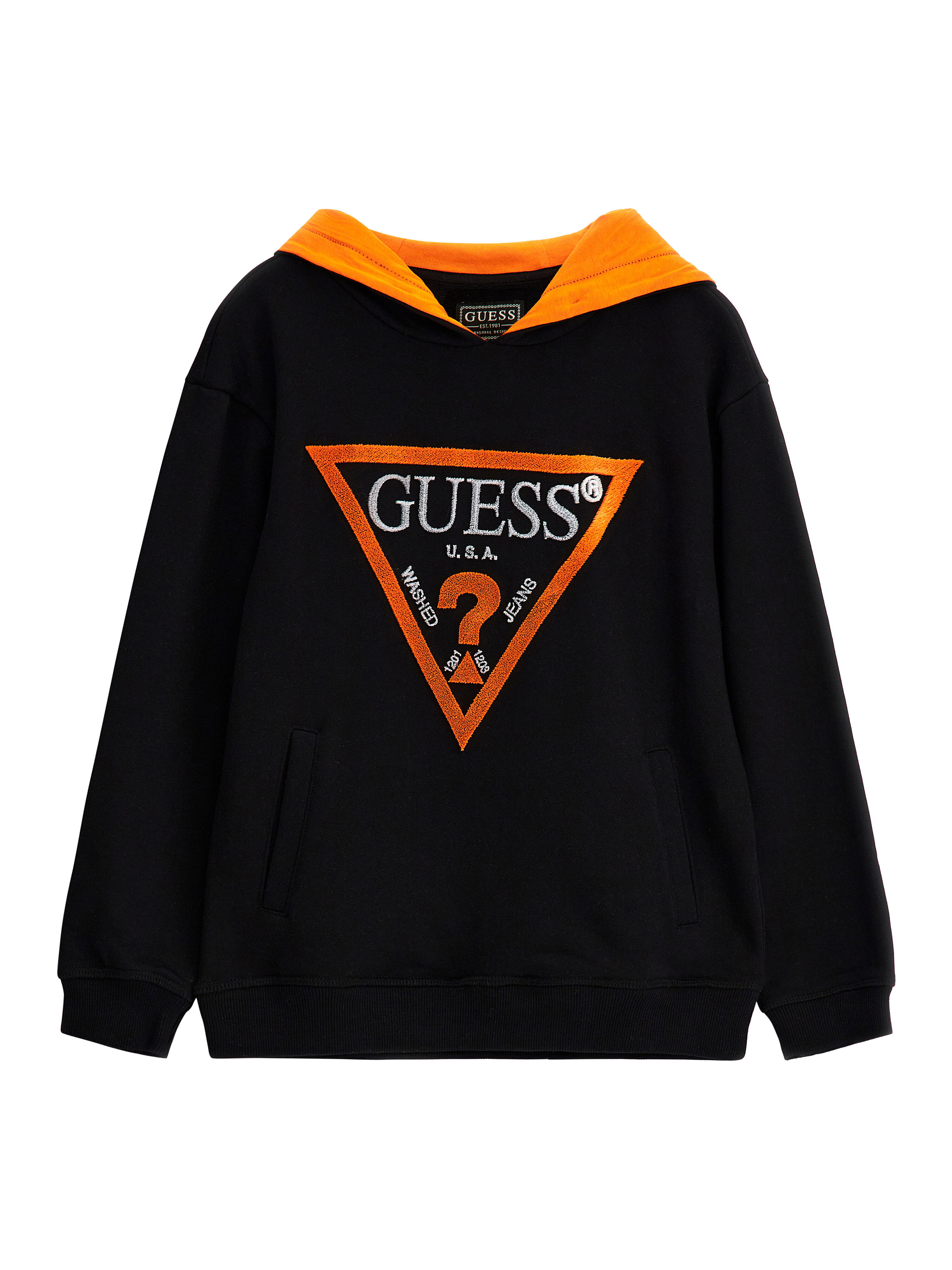 Guess triangle logo sweatshirt 2025
