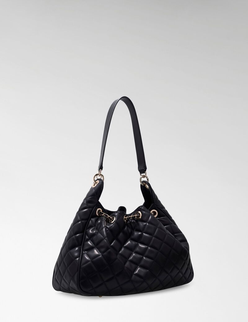 guess juliet quilted hobo bag