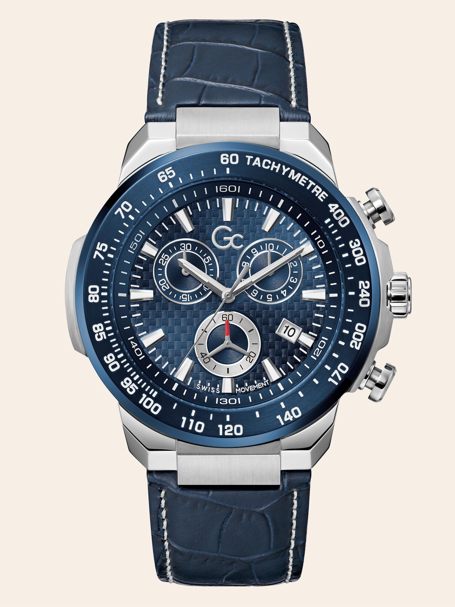 Shop GUESS Online GC leather chronograph watch