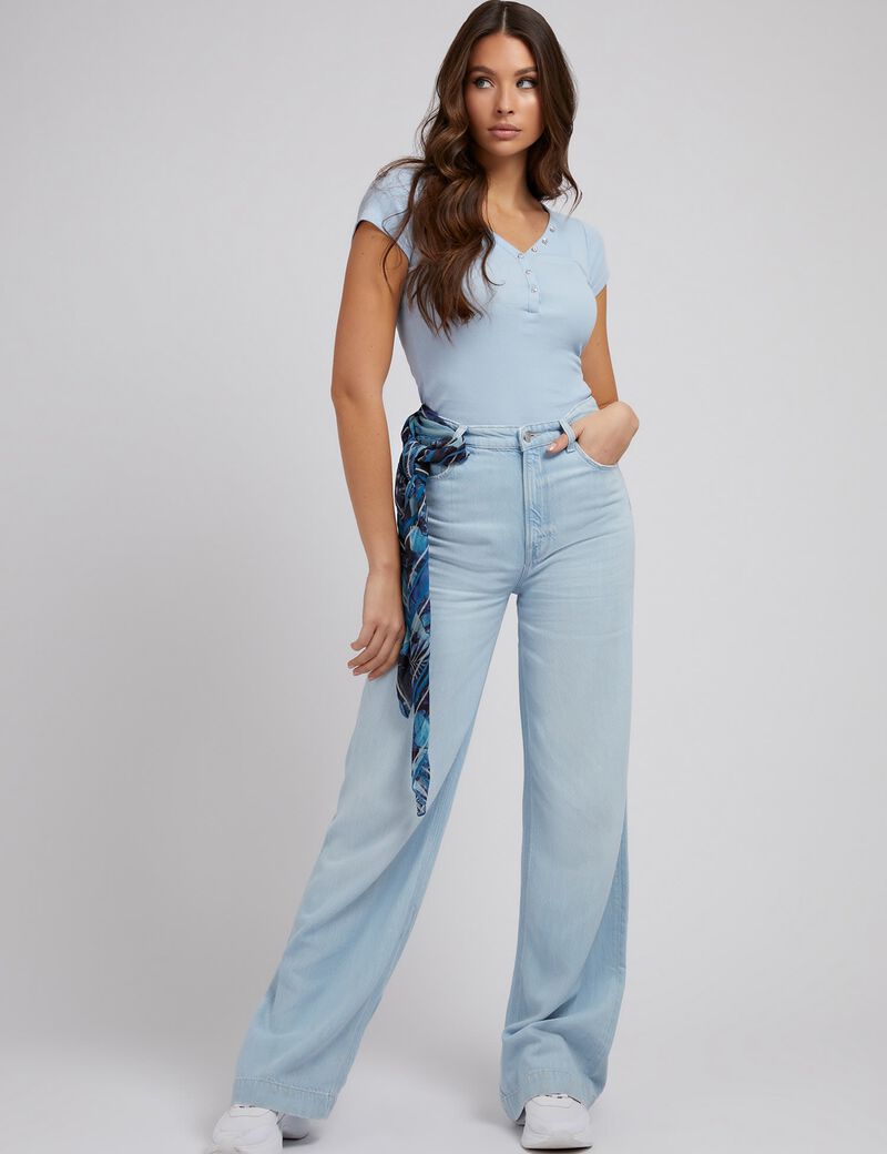 Flared Denim Pant