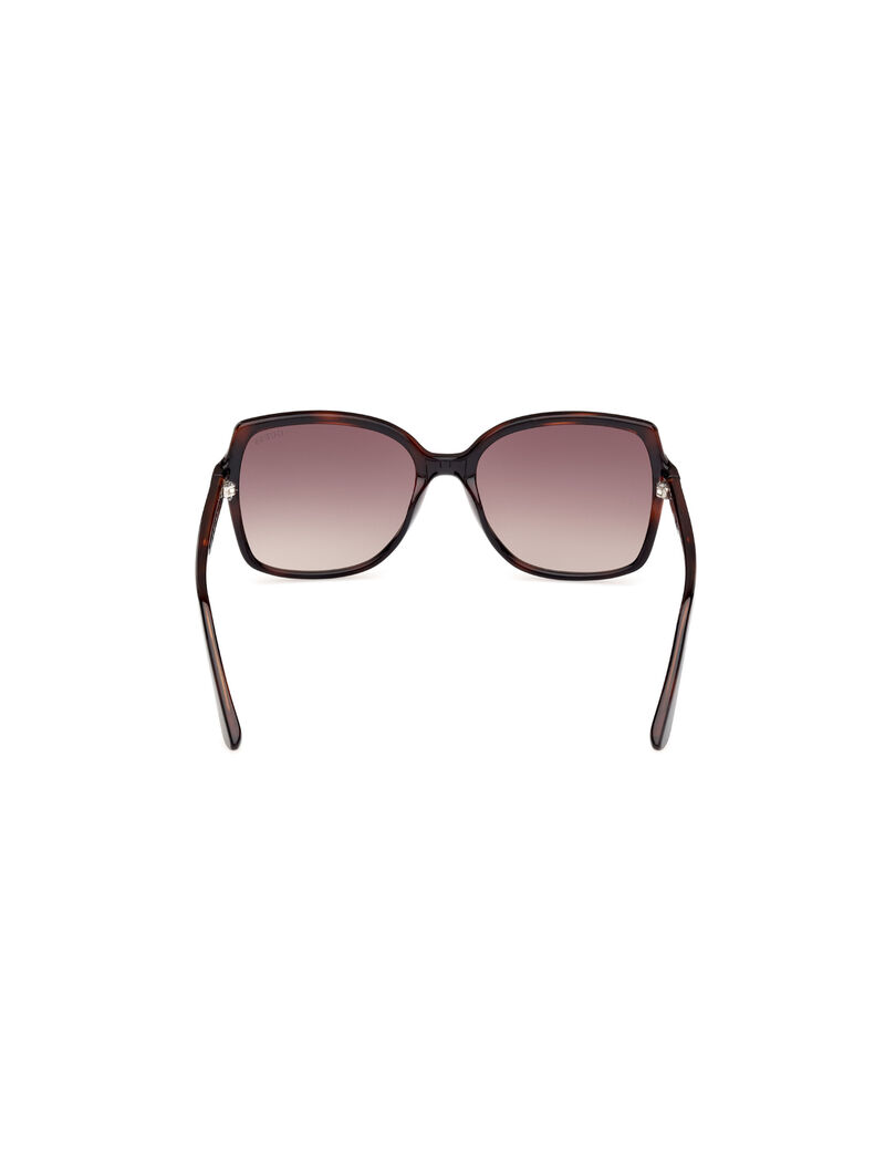 Injected Sun Glasses F Dark Havana Gradient Brown