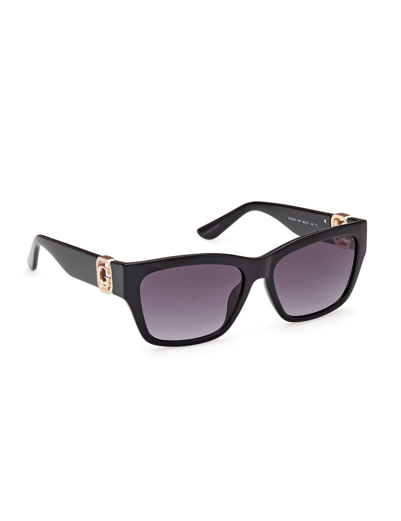 Rectangular Full Rim Sunglasses