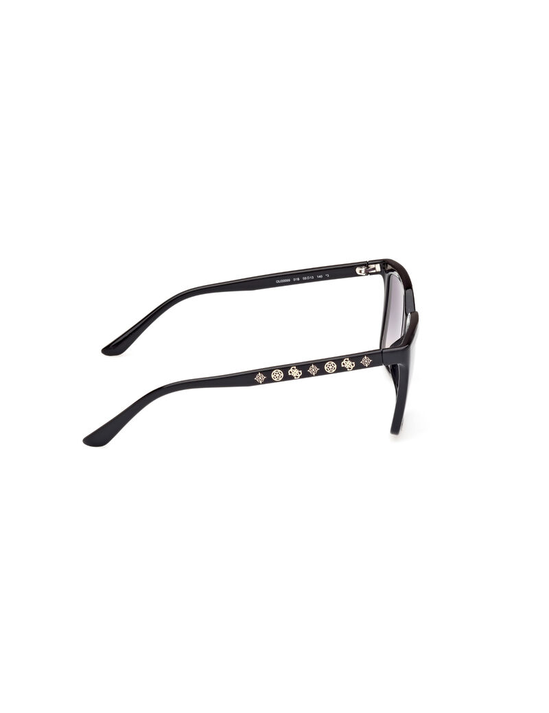guess injected sun glasses f greyother gradient smoke
