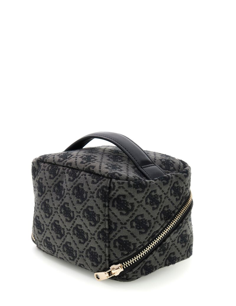 guess jacquadr handle beauty bag