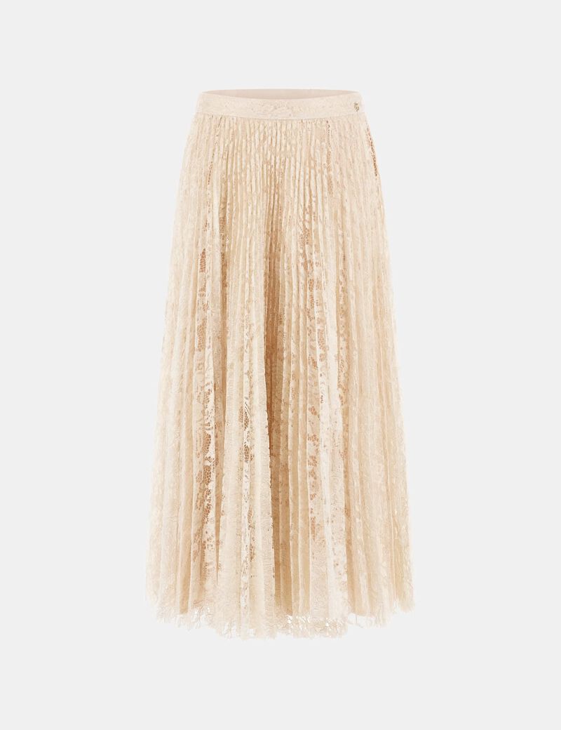 Lace long skirt