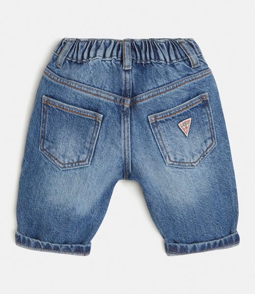Embroidered Denim Pant