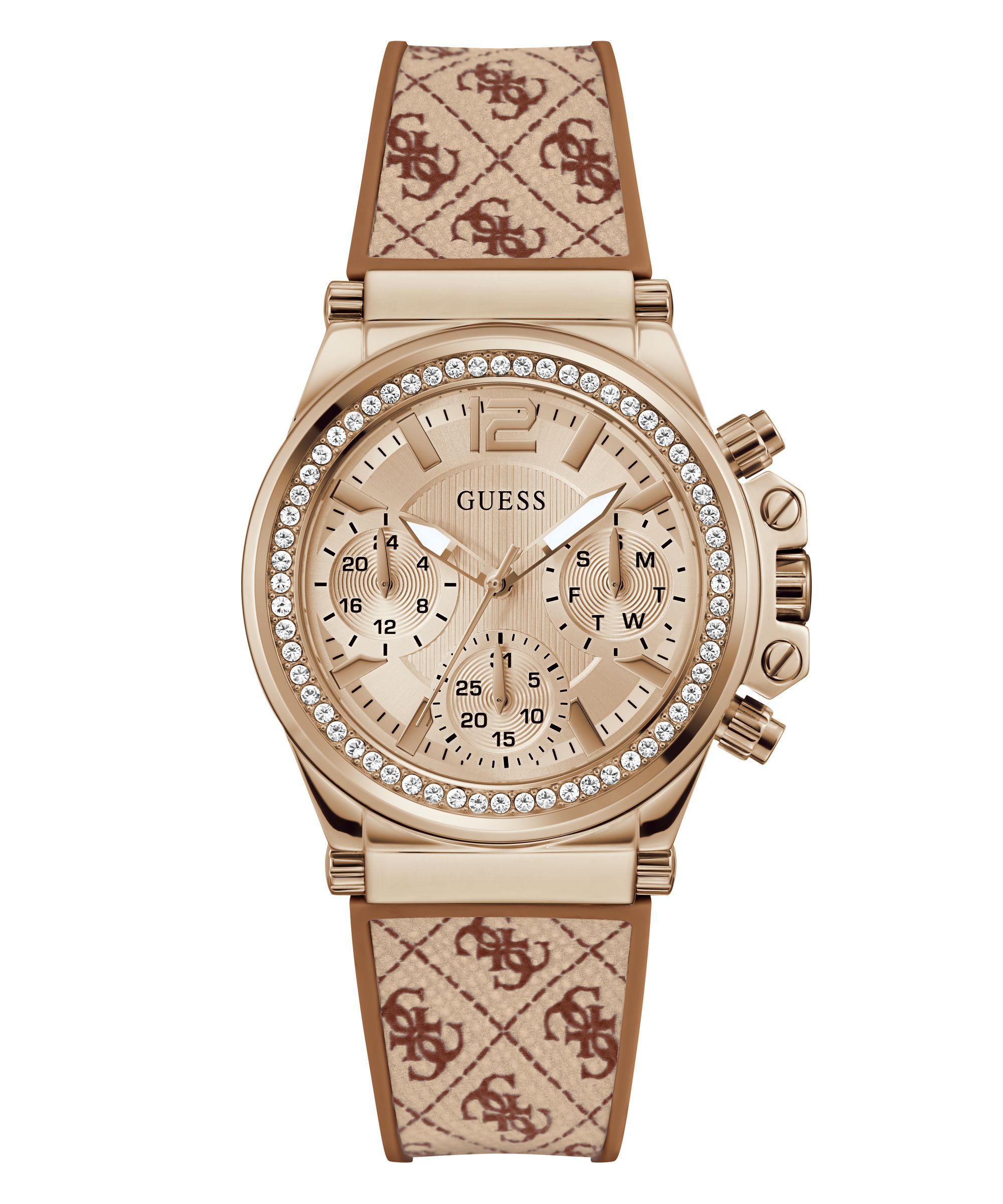 Shop GUESS Online 4G logo multi function watch