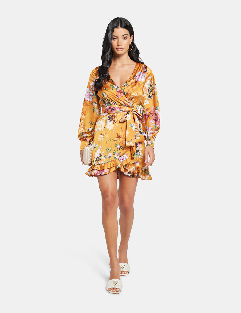 Ethereal Roses Wrap Dress