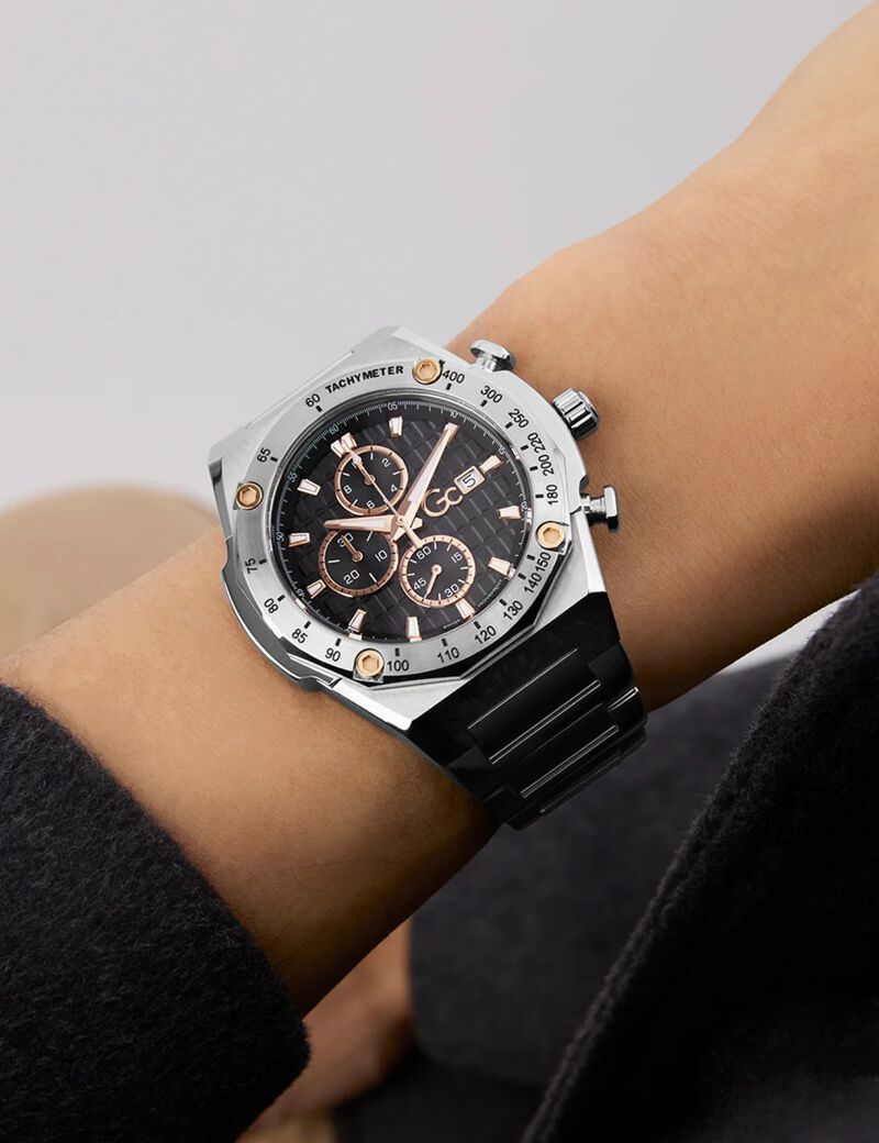 Gc IdolSport chrono metal watch
