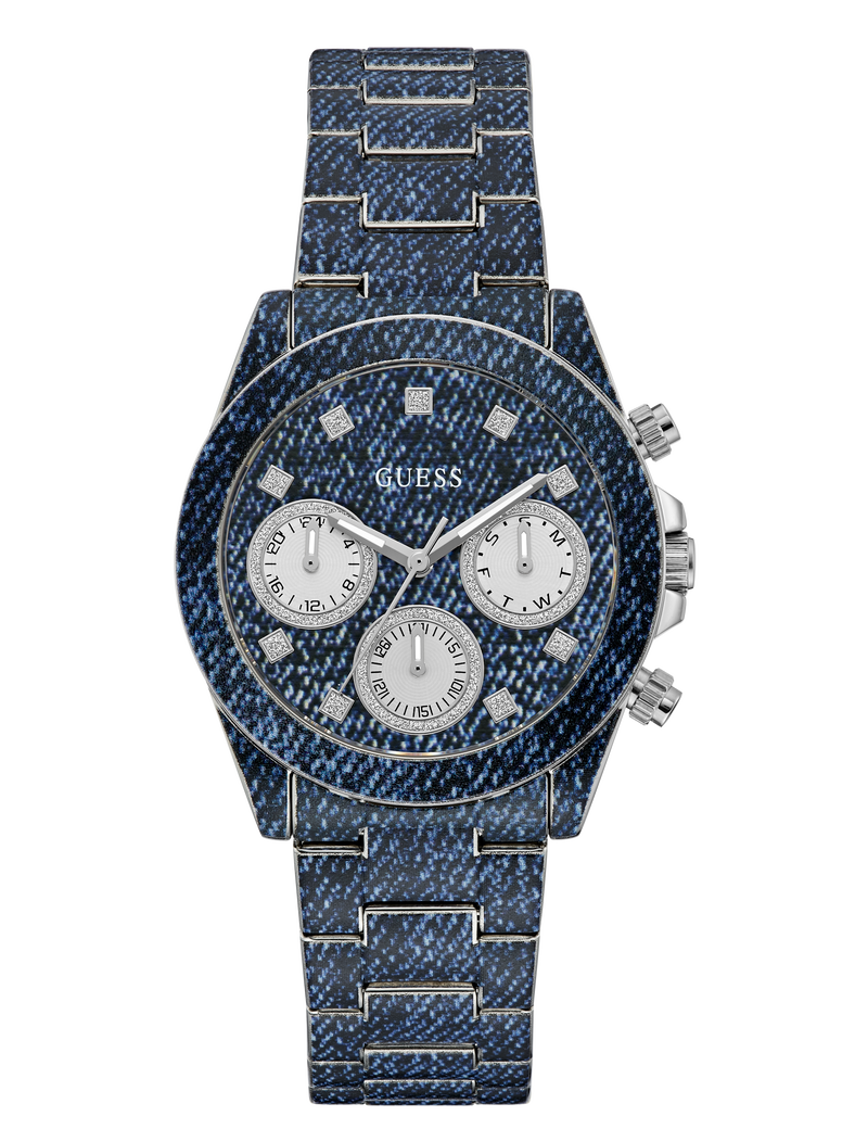 Ladies Blue Multi-function Watch