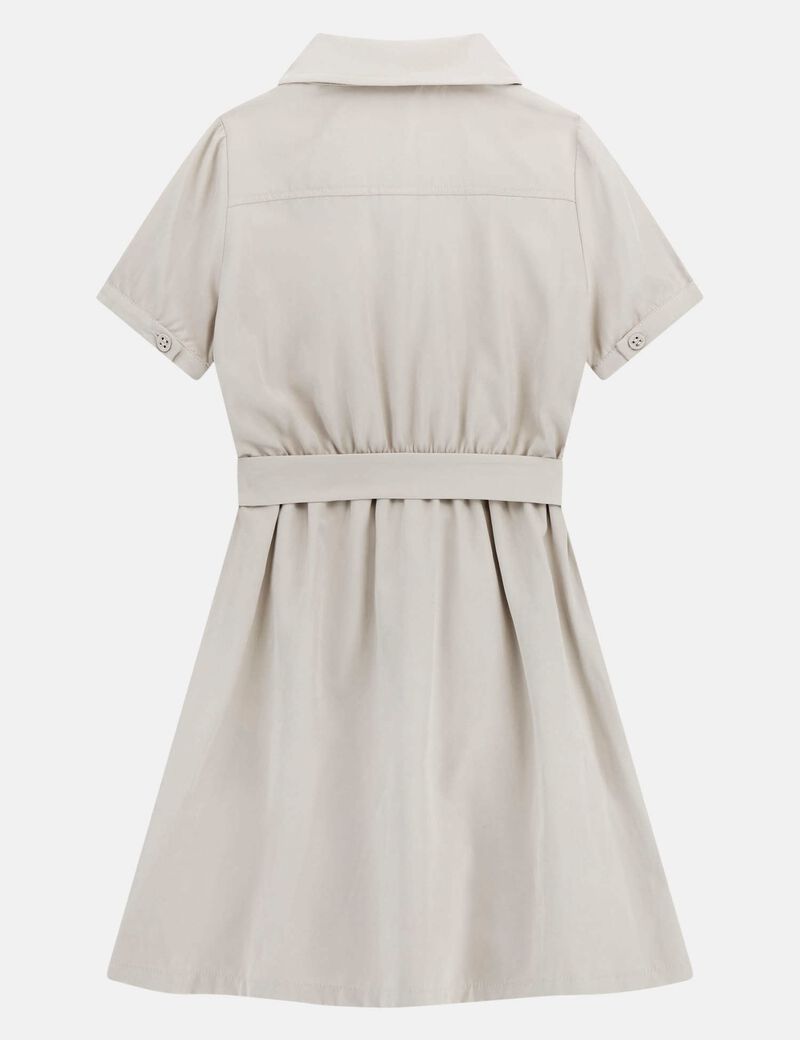 Poplin midi dress
