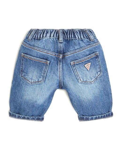 Embroidered Denim Pant