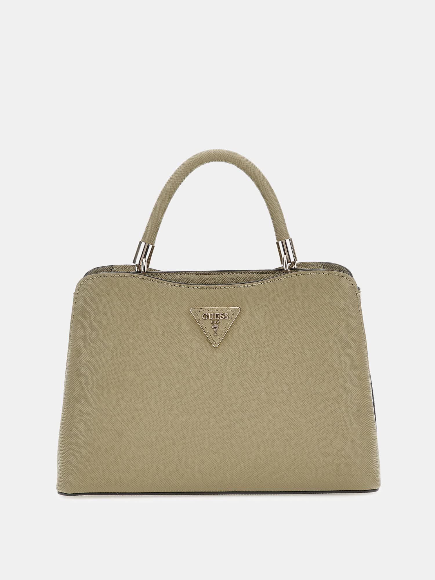 Shop GUESS Online Gizele saffiano handbag