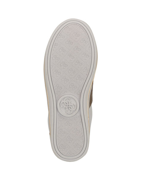 Stew Lace Up Low Profile Logo Detailed Sneaker