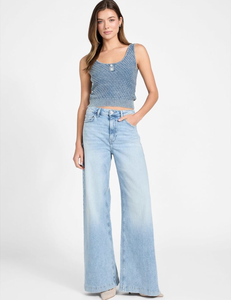 Textured sweater top