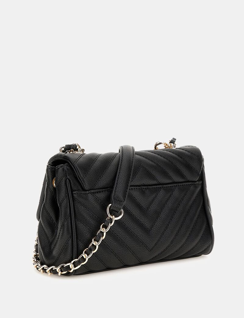 Chain lettering logo crossbody bag