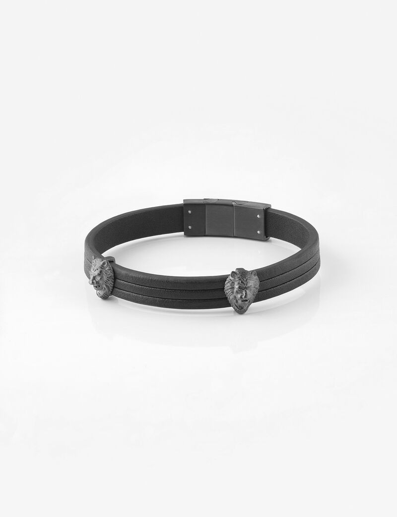 Black Leather Bracelet