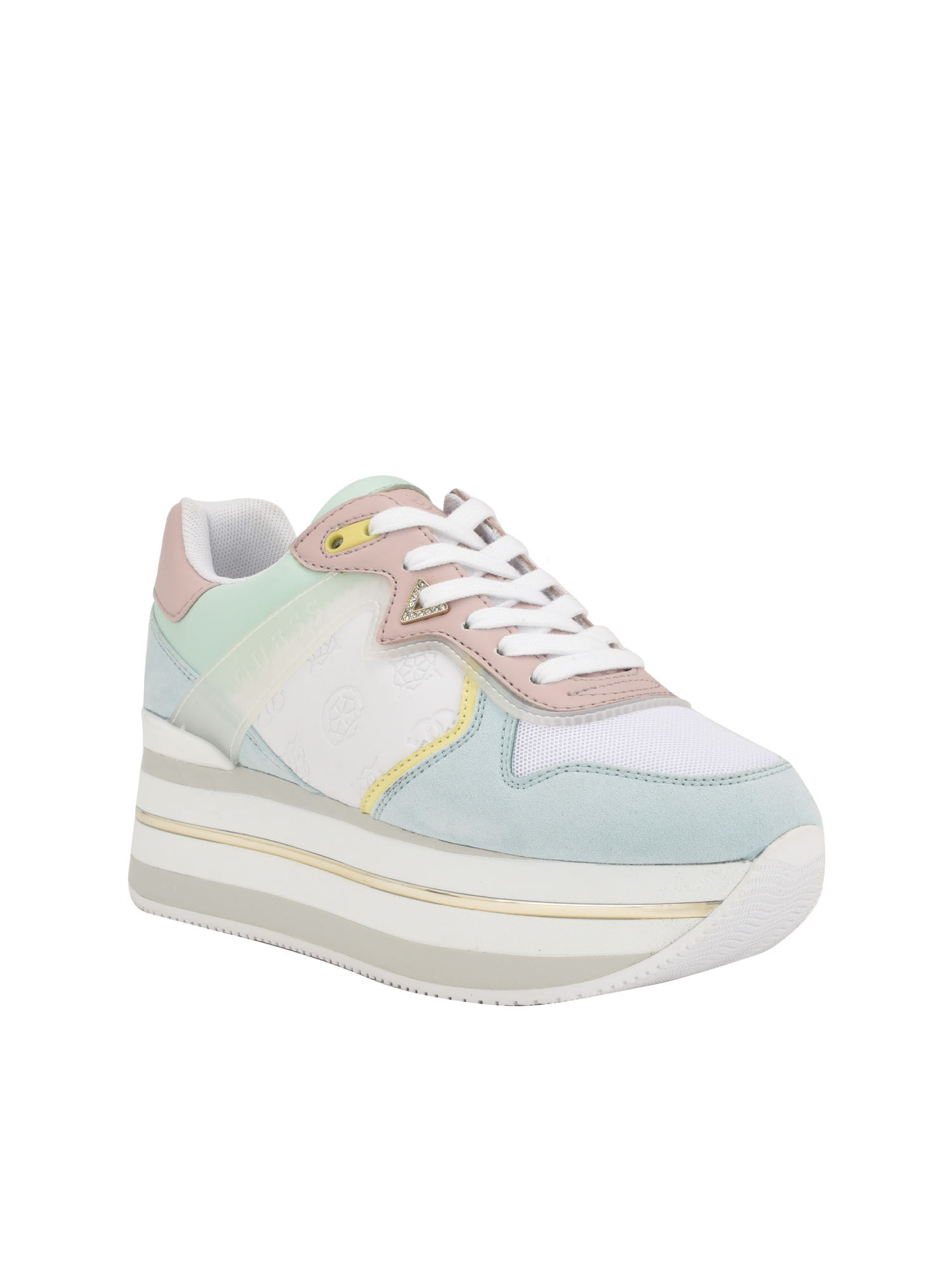 Shop GUESS Online Color Block Sneakers