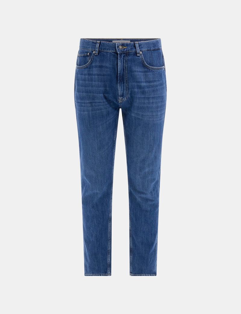 Mid Rise Relaxed Denim Pant