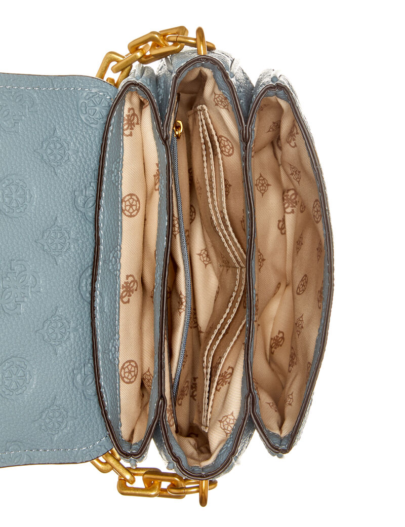 IZZY PEONY TRI CMPRTMNT FLAP