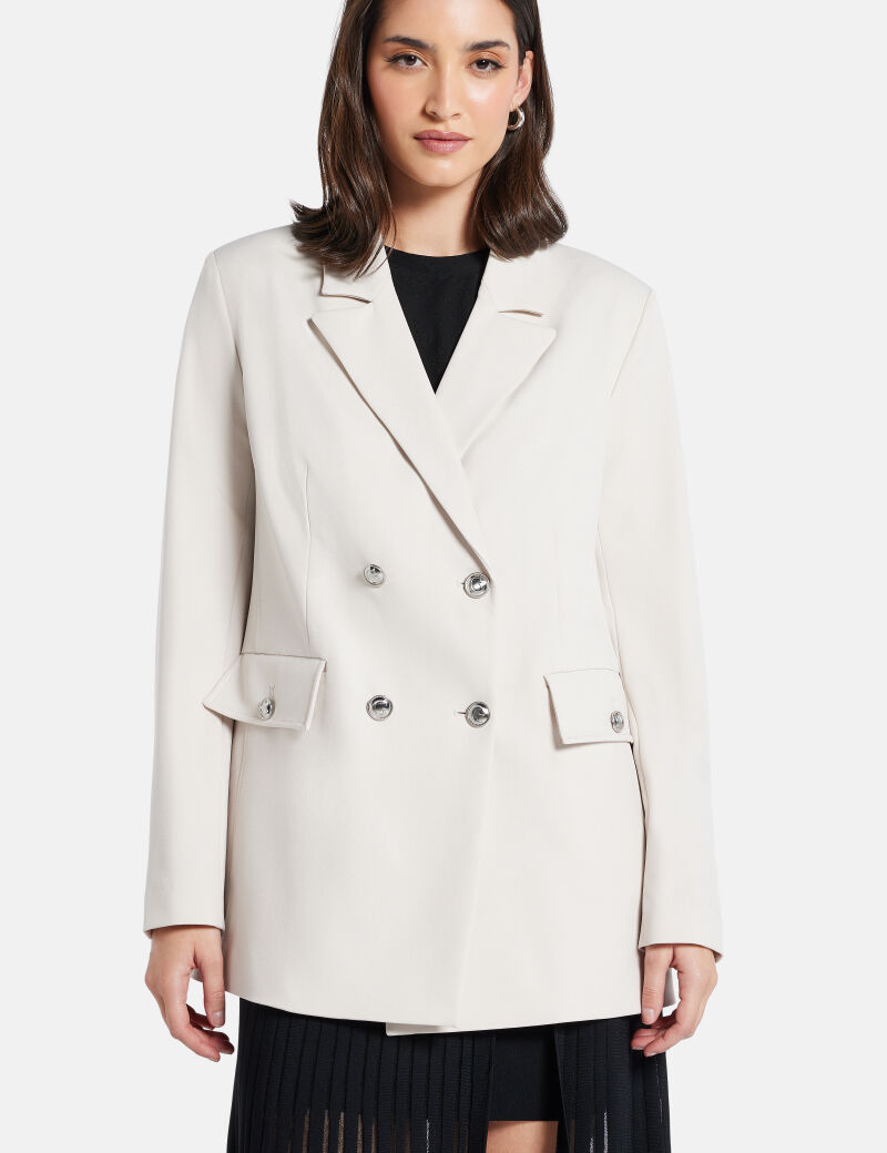 Tailored double-breasted blazer
