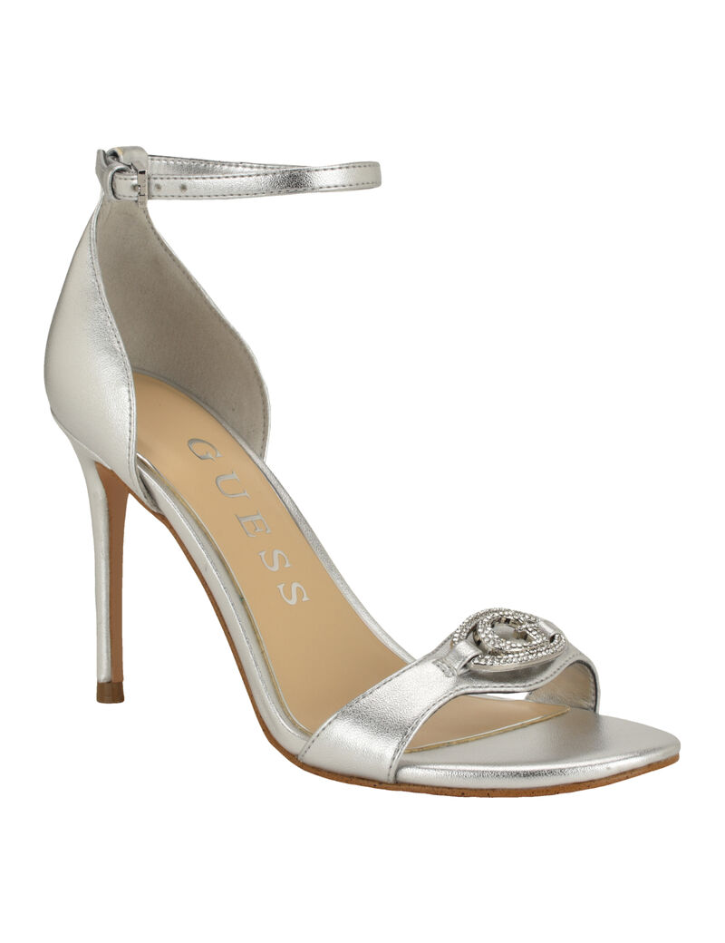 Kabrina Open Toe Ankle Strap Stiletto Heel Sandals