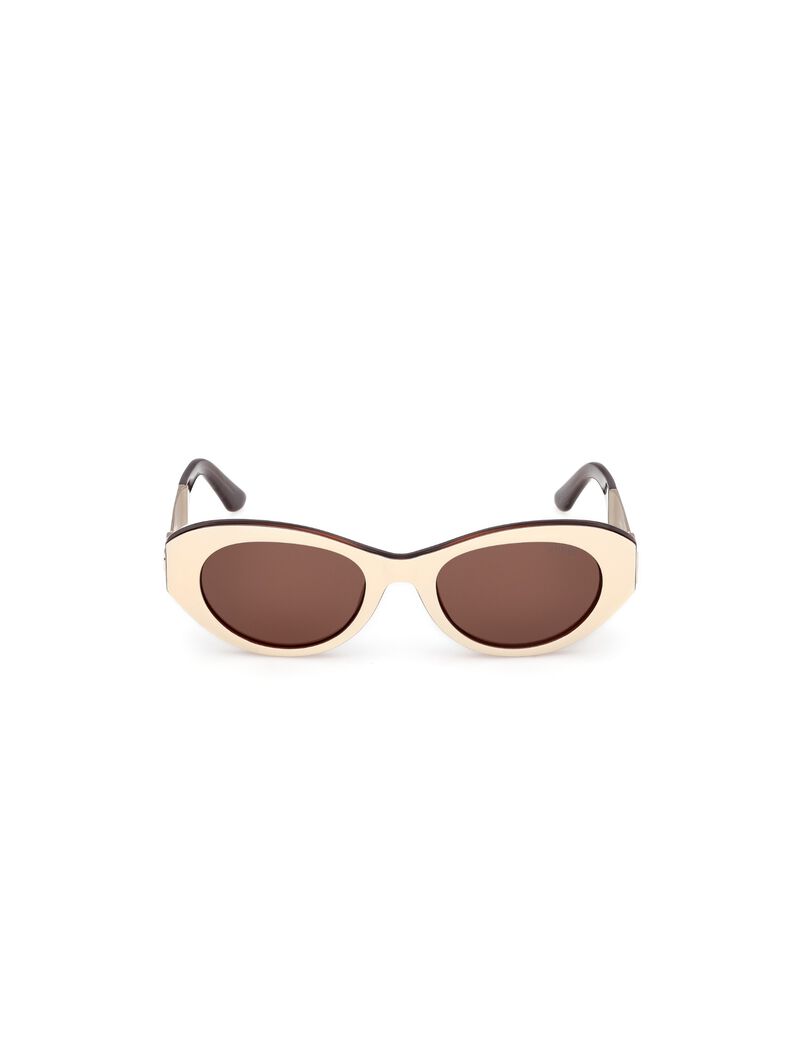guess oval plastic sunglasses
