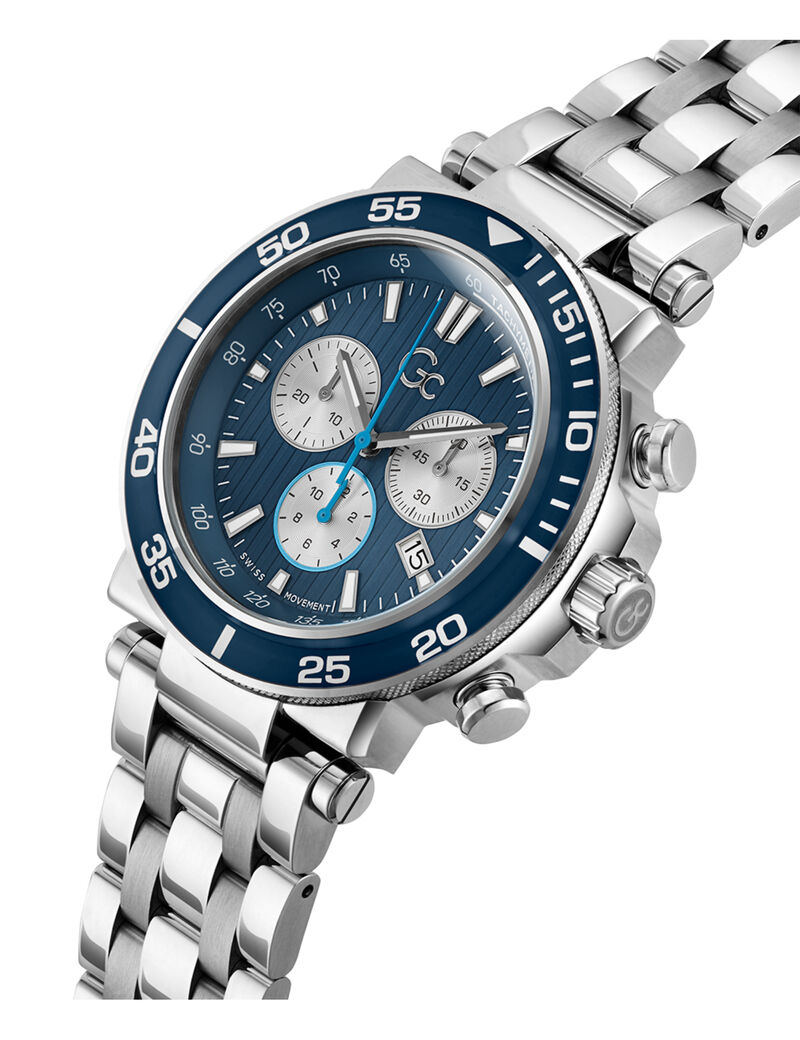 guess gc one sport chrono metal