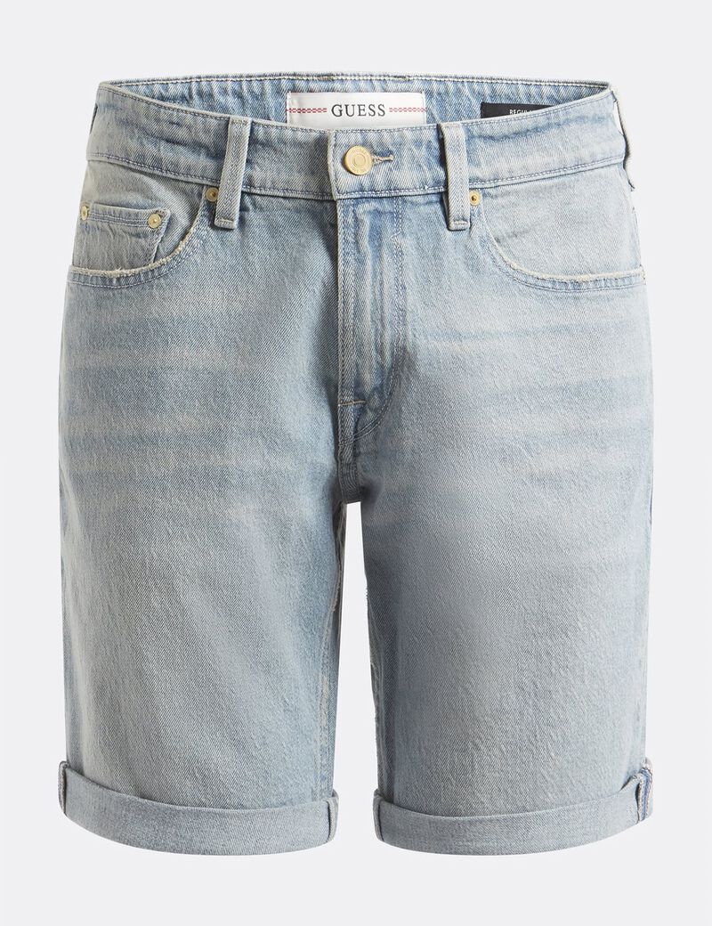 Slim Fit Denim Shorts