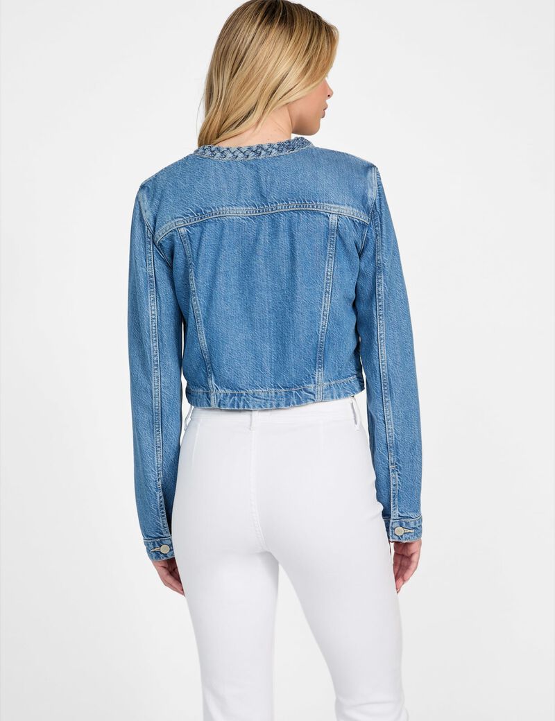 Rigid denim jacket