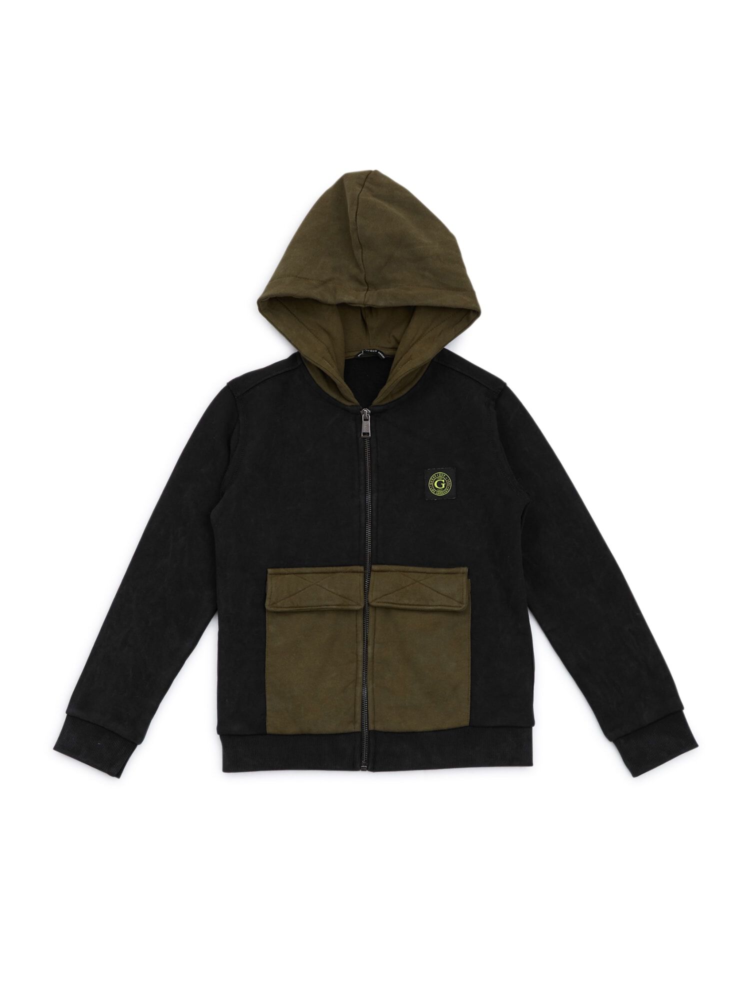 Guess color store block hoodie
