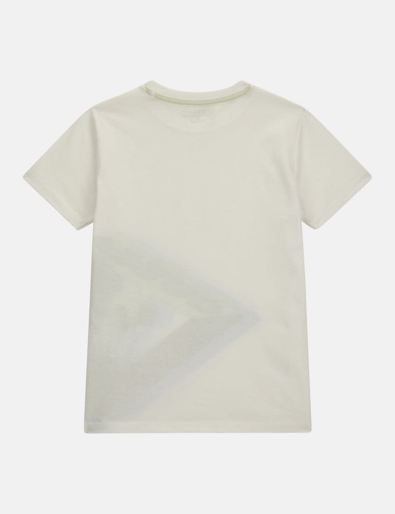 Front logo print t-shirt