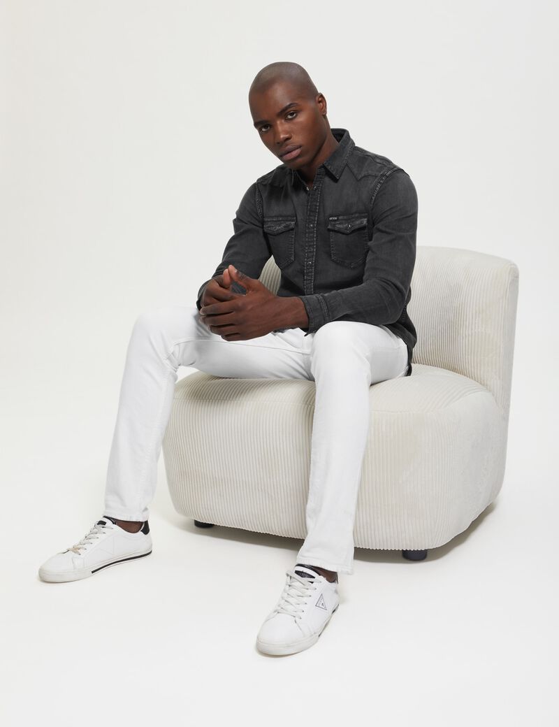 Slim Fit Denim Shirt