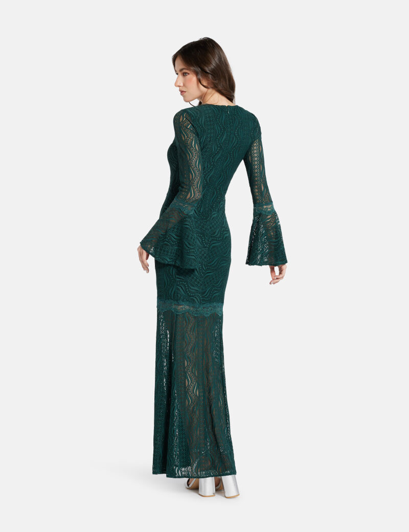 Long sleeve phoenix dress