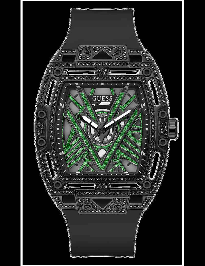 Mens Black Analog Watch