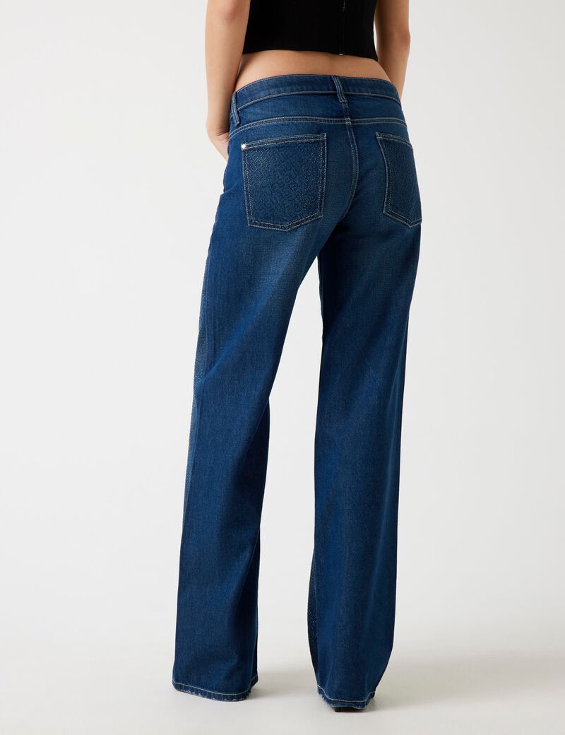 All-over logo regular jeans