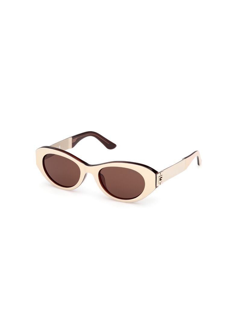 guess oval plastic sunglasses
