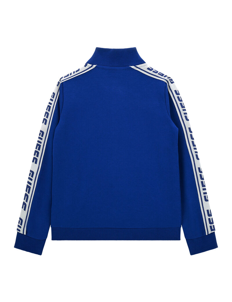 Zip fastening sweatshirt
