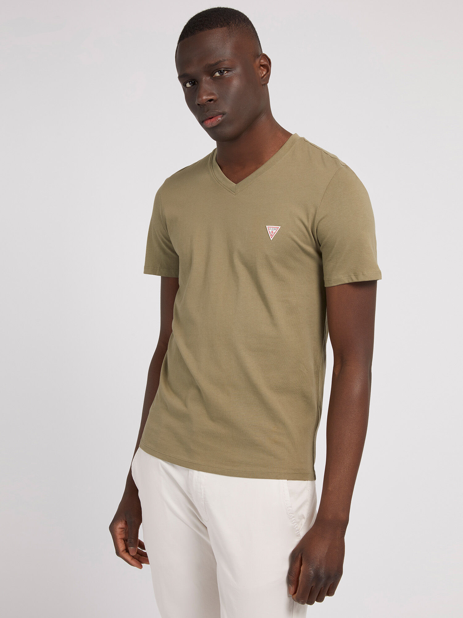 Guess men's v neck t shirts hotsell