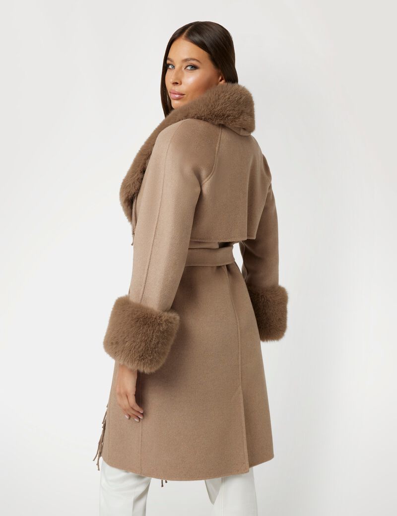 Marciano wool blend coat