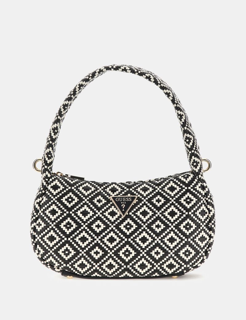 Rianee raffia shoulder bag