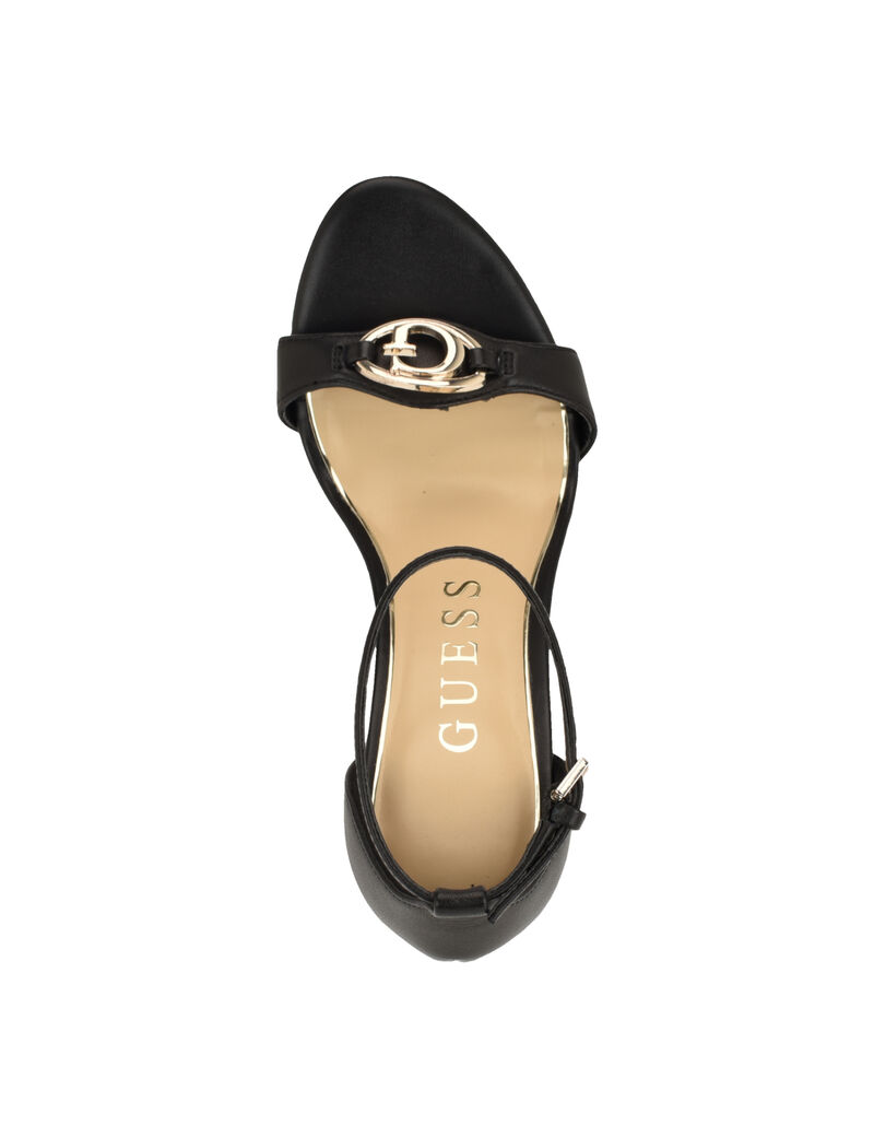 Kabrina Open Toe Ankle Strap Stiletto Heel Sandals