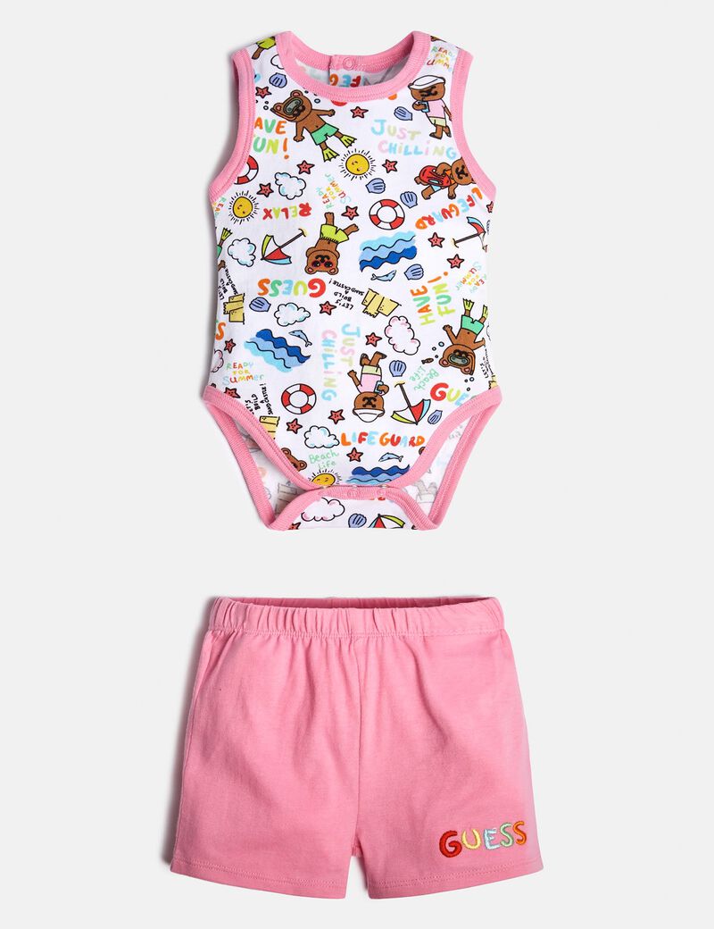 Body and shorts set